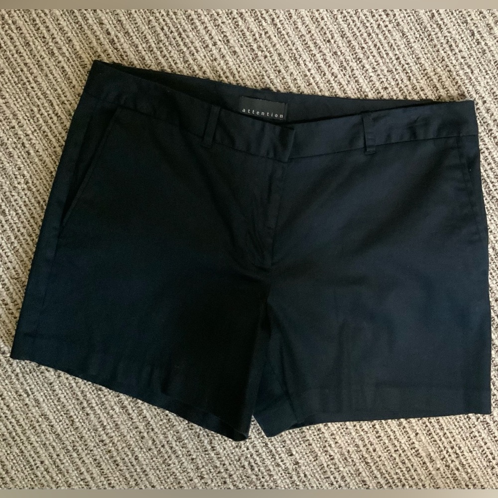 Attention Black Shorts